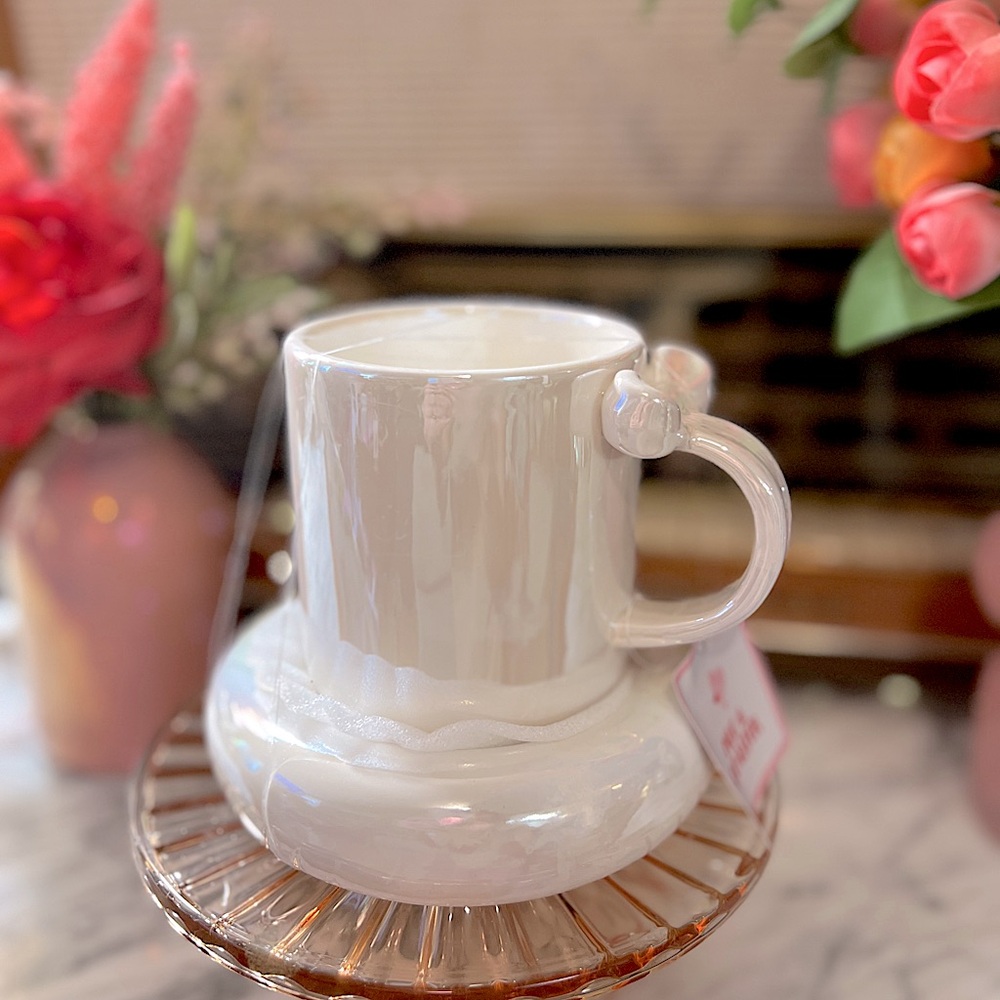 ✨NEW🤍Target Bullseye Playground 2024 Valentines Day Mug with Coaster💌
